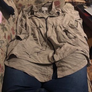 Torrid sz 1 tan long jacket